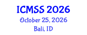 International Conference on Mathematical and Statistical Sciences (ICMSS) October 25, 2026 - Bali, Indonesia