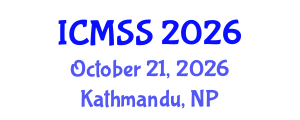 International Conference on Mathematical and Statistical Sciences (ICMSS) October 21, 2026 - Kathmandu, Nepal International Conference on Mathematical and Statistical Sciences (ICMSS) October 21, 2026 - Kathmandu, Nepal