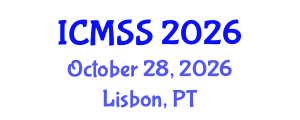 International Conference on Mathematical and Statistical Sciences (ICMSS) October 28, 2026 - Lisbon, Portugal International Conference on Mathematical and Statistical Sciences (ICMSS) October 28, 2026 - Lisbon, Portugal