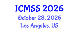 International Conference on Mathematical and Statistical Sciences (ICMSS) October 28, 2026 - Los Angeles, United States
