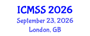International Conference on Mathematical and Statistical Sciences (ICMSS) September 23, 2026 - London, United Kingdom International Conference on Mathematical and Statistical Sciences (ICMSS) September 23, 2026 - London, United Kingdom