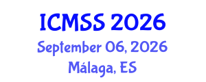 International Conference on Mathematical and Statistical Sciences (ICMSS) September 06, 2026 - Málaga, Spain International Conference on Mathematical and Statistical Sciences (ICMSS) September 06, 2026 - Málaga, Spain