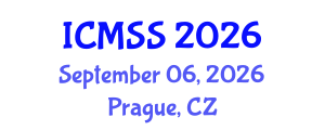 International Conference on Mathematical and Statistical Sciences (ICMSS) September 06, 2026 - Prague, Czechia International Conference on Mathematical and Statistical Sciences (ICMSS) September 06, 2026 - Prague, Czechia