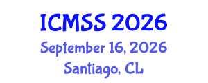 International Conference on Mathematical and Statistical Sciences (ICMSS) September 16, 2026 - Santiago, Chile International Conference on Mathematical and Statistical Sciences (ICMSS) September 16, 2026 - Santiago, Chile
