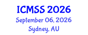 International Conference on Mathematical and Statistical Sciences (ICMSS) September 06, 2026 - Sydney, Australia