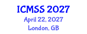 International Conference on Mathematical and Statistical Sciences (ICMSS) April 22, 2027 - London, United Kingdom International Conference on Mathematical and Statistical Sciences (ICMSS) April 22, 2027 - London, United Kingdom