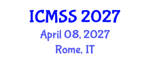 International Conference on Mathematical and Statistical Sciences (ICMSS) April 08, 2027 - Rome, Italy International Conference on Mathematical and Statistical Sciences (ICMSS) April 08, 2027 - Rome, Italy