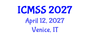 International Conference on Mathematical and Statistical Sciences (ICMSS) April 12, 2027 - Venice, Italy International Conference on Mathematical and Statistical Sciences (ICMSS) April 12, 2027 - Venice, Italy