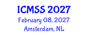 International Conference on Mathematical and Statistical Sciences (ICMSS) February 08, 2027 - Amsterdam, Netherlands International Conference on Mathematical and Statistical Sciences (ICMSS) February 08, 2027 - Amsterdam, Netherlands