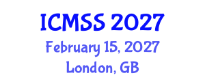 International Conference on Mathematical and Statistical Sciences (ICMSS) February 15, 2027 - London, United Kingdom International Conference on Mathematical and Statistical Sciences (ICMSS) February 15, 2027 - London, United Kingdom