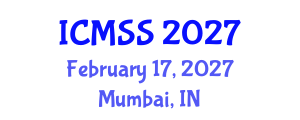 International Conference on Mathematical and Statistical Sciences (ICMSS) February 17, 2027 - Mumbai, India International Conference on Mathematical and Statistical Sciences (ICMSS) February 17, 2027 - Mumbai, India