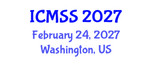 International Conference on Mathematical and Statistical Sciences (ICMSS) February 24, 2027 - Washington, United States International Conference on Mathematical and Statistical Sciences (ICMSS) February 24, 2027 - Washington, United States