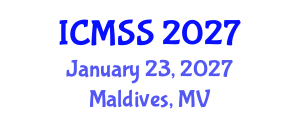 International Conference on Mathematical and Statistical Sciences (ICMSS) January 23, 2027 - Maldives, Maldives International Conference on Mathematical and Statistical Sciences (ICMSS) January 23, 2027 - Maldives, Maldives