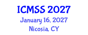 International Conference on Mathematical and Statistical Sciences (ICMSS) January 16, 2027 - Nicosia, Cyprus International Conference on Mathematical and Statistical Sciences (ICMSS) January 16, 2027 - Nicosia, Cyprus
