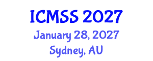 International Conference on Mathematical and Statistical Sciences (ICMSS) January 28, 2027 - Sydney, Australia