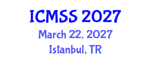 International Conference on Mathematical and Statistical Sciences (ICMSS) March 22, 2027 - Istanbul, Turkey International Conference on Mathematical and Statistical Sciences (ICMSS) March 22, 2027 - Istanbul, Turkey