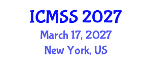 International Conference on Mathematical and Statistical Sciences (ICMSS) March 17, 2027 - New York, United States International Conference on Mathematical and Statistical Sciences (ICMSS) March 17, 2027 - New York, United States