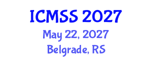International Conference on Mathematical and Statistical Sciences (ICMSS) May 22, 2027 - Belgrade, Serbia International Conference on Mathematical and Statistical Sciences (ICMSS) May 22, 2027 - Belgrade, Serbia