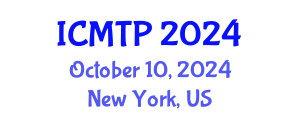 International Conference on Mathematical and Theoretical Physics (ICMTP) October 10, 2024 - New York, United States