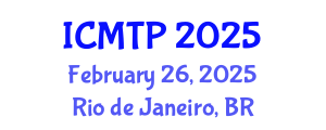 International Conference on Mathematical and Theoretical Physics (ICMTP) February 26, 2025 - Rio de Janeiro, Brazil