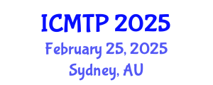 International Conference on Mathematical and Theoretical Physics (ICMTP) February 25, 2025 - Sydney, Australia