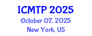 International Conference on Mathematical and Theoretical Physics (ICMTP) October 07, 2025 - New York, United States