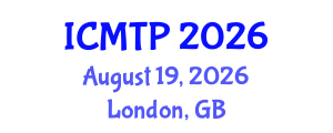 International Conference on Mathematical and Theoretical Physics (ICMTP) August 19, 2026 - London, United Kingdom