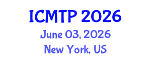 International Conference on Mathematical and Theoretical Physics (ICMTP) June 03, 2026 - New York, United States