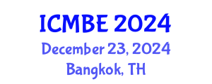 International Conference on Mathematical Biology and Ecology (ICMBE) December 23, 2024 - Bangkok, Thailand