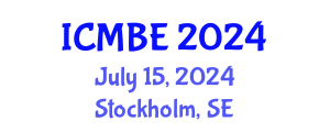 International Conference on Mathematical Biology and Ecology (ICMBE) July 15, 2024 - Stockholm, Sweden