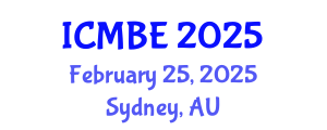 International Conference on Mathematical Biology and Ecology (ICMBE) February 25, 2025 - Sydney, Australia