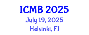 International Conference on Mathematical Biology (ICMB) July 19, 2025 - Helsinki, Finland