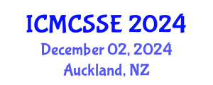 International Conference on Mathematical, Computational and Statistical Sciences and Engineering (ICMCSSE) December 02, 2024 - Auckland, New Zealand