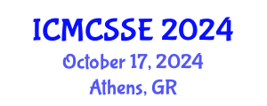 International Conference on Mathematical, Computational and Statistical Sciences and Engineering (ICMCSSE) October 17, 2024 - Athens, Greece