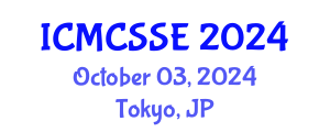 International Conference on Mathematical, Computational and Statistical Sciences and Engineering (ICMCSSE) October 03, 2024 - Tokyo, Japan