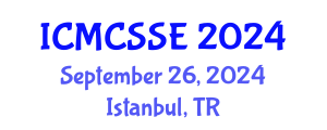 International Conference on Mathematical, Computational and Statistical Sciences and Engineering (ICMCSSE) September 26, 2024 - Istanbul, Turkey