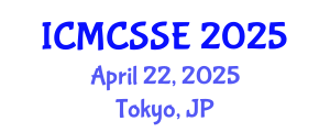 International Conference on Mathematical, Computational and Statistical Sciences and Engineering (ICMCSSE) April 22, 2025 - Tokyo, Japan
