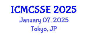 International Conference on Mathematical, Computational and Statistical Sciences and Engineering (ICMCSSE) January 07, 2025 - Tokyo, Japan