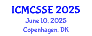 International Conference on Mathematical, Computational and Statistical Sciences and Engineering (ICMCSSE) June 10, 2025 - Copenhagen, Denmark