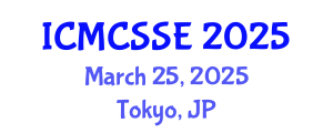 International Conference on Mathematical, Computational and Statistical Sciences and Engineering (ICMCSSE) March 25, 2025 - Tokyo, Japan