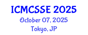 International Conference on Mathematical, Computational and Statistical Sciences and Engineering (ICMCSSE) October 07, 2025 - Tokyo, Japan