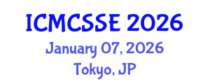 International Conference on Mathematical, Computational and Statistical Sciences and Engineering (ICMCSSE) January 07, 2026 - Tokyo, Japan