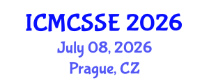 International Conference on Mathematical, Computational and Statistical Sciences and Engineering (ICMCSSE) July 08, 2026 - Prague, Czechia