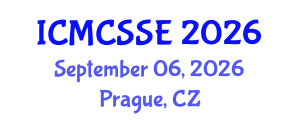 International Conference on Mathematical, Computational and Statistical Sciences and Engineering (ICMCSSE) September 06, 2026 - Prague, Czechia