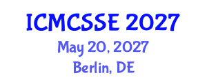 International Conference on Mathematical, Computational and Statistical Sciences and Engineering (ICMCSSE) May 20, 2027 - Berlin, Germany