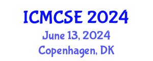 International Conference on Mathematical, Computational Science and Engineering (ICMCSE) June 13, 2024 - Copenhagen, Denmark