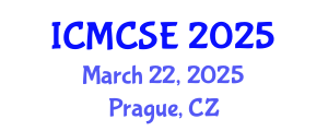 International Conference on Mathematical, Computational Science and Engineering (ICMCSE) March 22, 2025 - Prague, Czechia