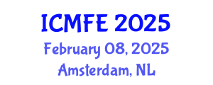 International Conference on Mathematical Finance and Economics (ICMFE) February 08, 2025 - Amsterdam, Netherlands