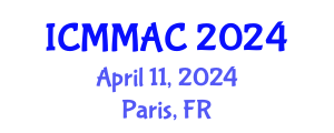 International Conference on Mathematical Modeling, Analysis and Computation (ICMMAC) April 11, 2024 - Paris, France