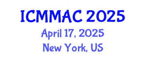 International Conference on Mathematical Modeling, Analysis and Computation (ICMMAC) April 17, 2025 - New York, United States